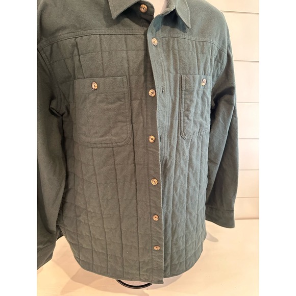 Cabela’s Forest Green Quilted & Lined 100% Cotton Jacket XL - Picture 5 of 16